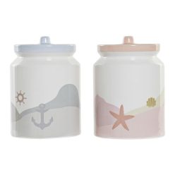   Tároló dolomit 15x15x22 cm kék, halvány rózsaszín 2 féle