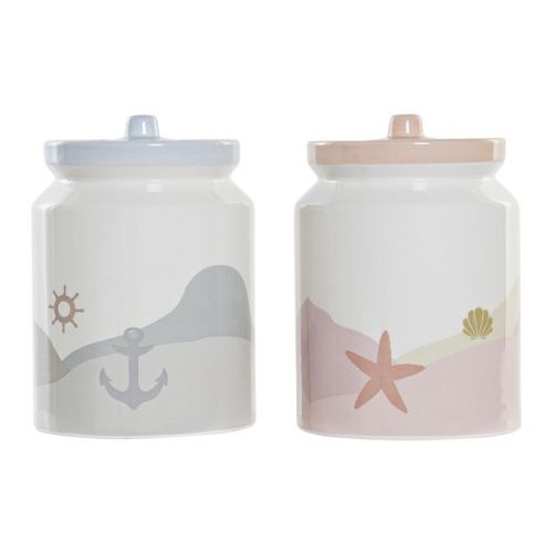 Tároló dolomit 15x15x22 cm kék, halvány rózsaszín 2 féle