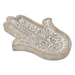 Kistálca elefánt mangófa 22x30x4 cm barna, fehér