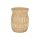 Váza fa, császárfa 28x28x36 cm natúr