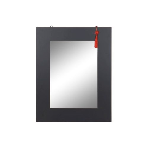 Tükör keleti lucfenyõ, mdf 70x2x90 cm fekete, piros