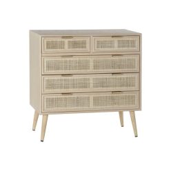 Komód császárfa, mdf 80x39,5x81 cm natúr