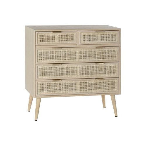 Komód császárfa, mdf 80x39,5x81 cm natúr