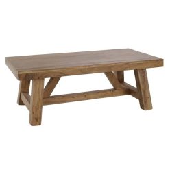 Dohányzóasztal akácfa 110x60x40 cm barna