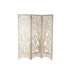 Paraván tükör mangófa 153x2,5x182 cm natúr