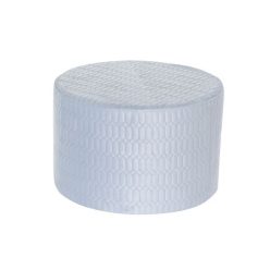 Lábtartó poliészter, mdf, szivacs 55x55x35 cm égkék