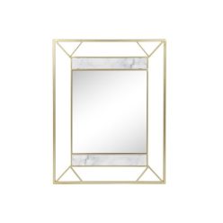 Tükör fém, mdf 60x1,5x80 cm arany