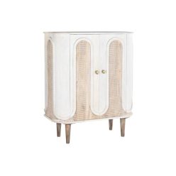 Kisbútor mangófa, fém 92x40x113 cm fehér