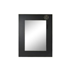   Tükör keleti lucfenyõ, mdf, üveg 70x4x90 cm fekete, arany