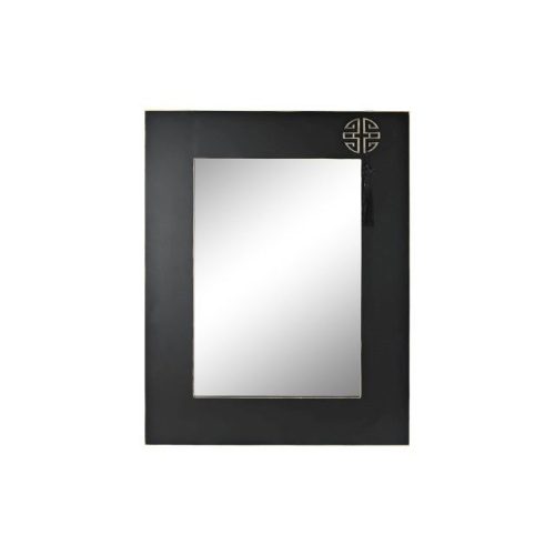 Tükör keleti lucfenyõ, mdf, üveg 70x4x90 cm fekete, arany