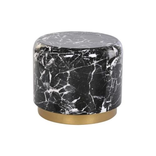 Kisasztal fém 50x50x45 cm fekete