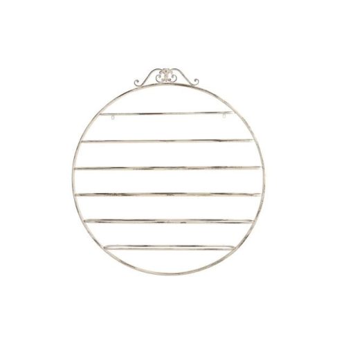 Bortartó fém 105x9,5x114 cm fehér