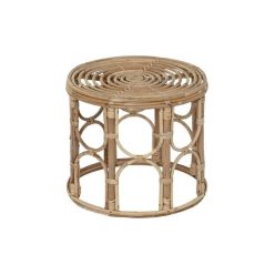 Kisasztal rattan 38x38x38 cm natúr