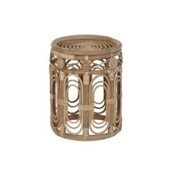 Kisasztal rattan 35x35x45 cm natúr