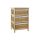Fiókos szekrény bambusz, császárfa 42x32x63 cm natúr