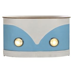 Bárszekrény fém, mangófa, üveg 157x52x90 cm színes