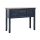 Konzolasztal császárfa 103x35x80 cm sötétkék, barna