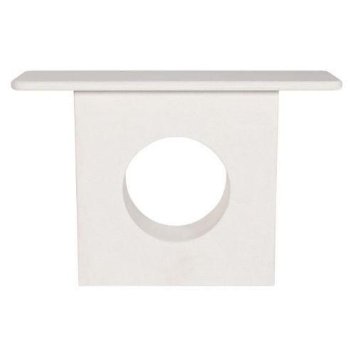 Konzolasztal lucfenyõ, mdf 120x40x80 cm fehér