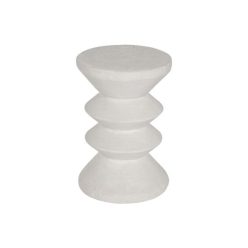 Kisasztal kör alakú poly 31x31x45 cm fehér