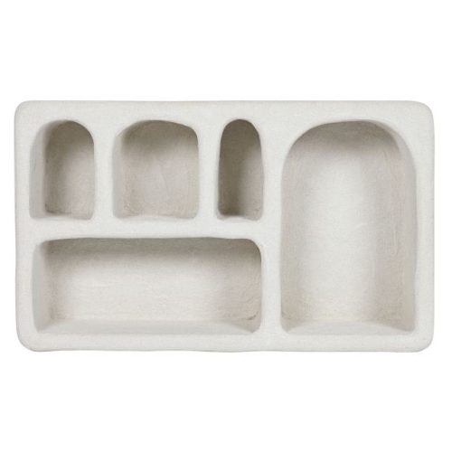 Polc falra lucfenyõ, mdf 80x18x48 cm fehér