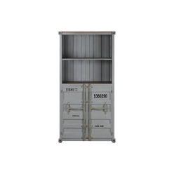 Polc fém, mdf 87x44x168,5 cm égkék