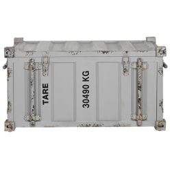 Láda fém 89x41,5x45,5 cm égkék