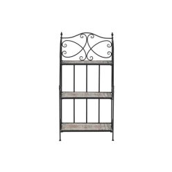   Polc kovácsoltvas, mozaik mintával kovácsoltvas 54x29x121 cm színes