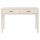 Konzol asztal fém 120x49x78 cm fehér
