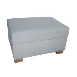 Kispad poliészter 70x50x40 cm világosszürke