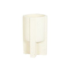 Kaspó szett magnézia 34x34x61 cm törtfehér
