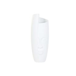 Kaspó szett arc magnézia 33x33x72 cm fehér