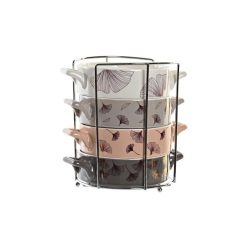 Tál csontporcelán, fém 16,8x12,5x4,3 cm színes S/4