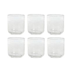 Pohár szett 320 ml üveg 8,3x8,3x9,3 cm átlátszó S/6