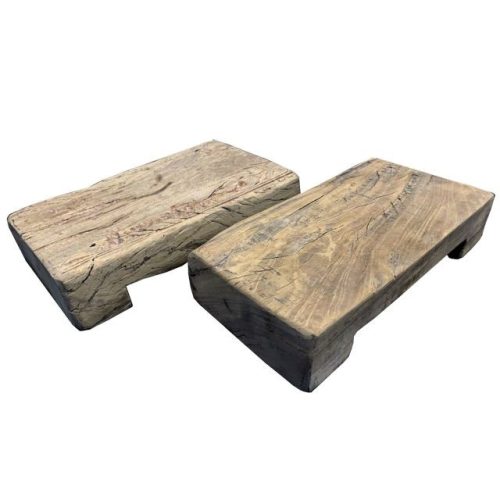 Vágódeszka teakfa 33x18x7 cm natúr