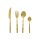 Evõeszköz készlet inox 15x7x24 cm arany S/16