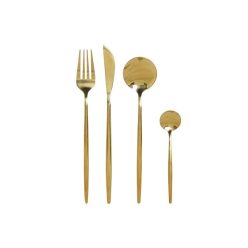 Evõeszköz készlet inox 3x1,5x13 cm arany S/16