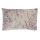Párna virágos pamut 50x10x30 cm bézs, szürke