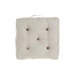 Ülõpárna füllel vászon, pamut 40x40x8 cm bézs