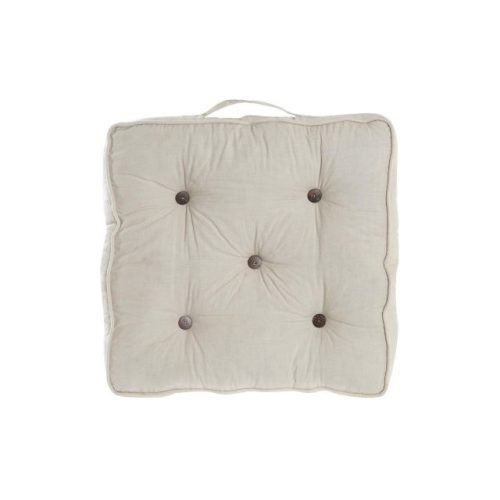 Ülõpárna füllel vászon, pamut 40x40x8 cm bézs