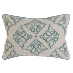 Párnahuzat pamut 60x1x40 cm kék