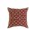 Párnahuzat pamut 50x1x50 cm terrakotta