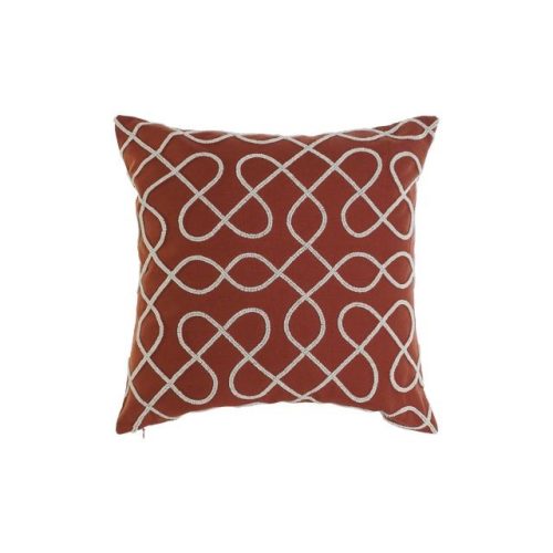 Párnahuzat pamut 50x1x50 cm terrakotta