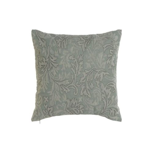 Párnahuzat virágos pamut 50x1x50 cm zöld
