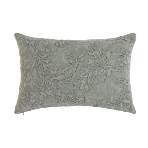 Párnahuzat virágos pamut 60x1x40 cm zöld