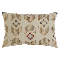 Párnahuzat pamut 60x1x40 cm bézs