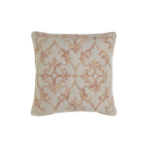 Párna pamut 50x1x50 cm bézs, pink