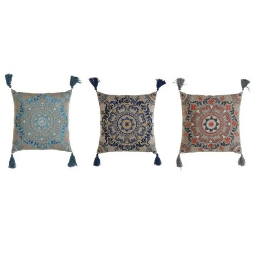 Párna Mandala pamut 40x10x40 cm színes 3 féle