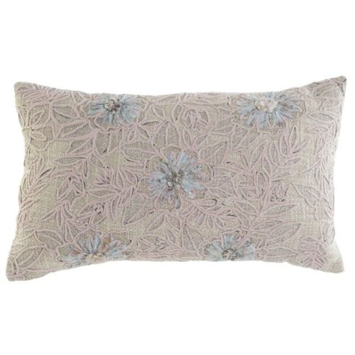 Párna hímzett pamut 50x15x30 cm színes