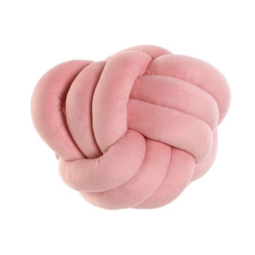 Párna csomó poliészter 27x27 cm pink