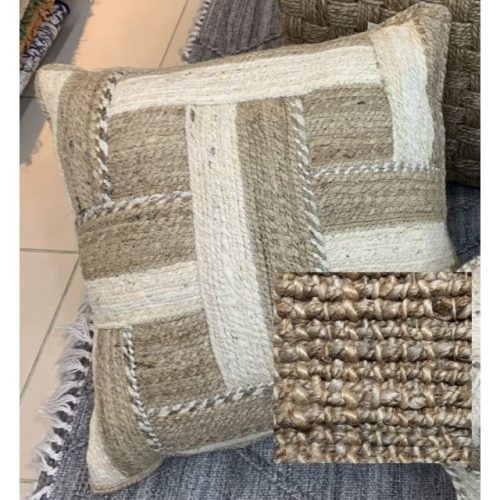 Párna juta 45x8x45 cm barna